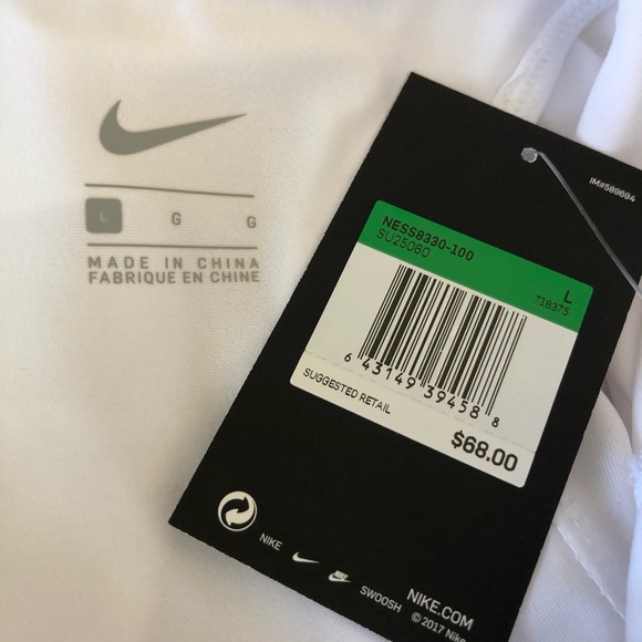 Nike Hooded Racerback V Neck Cover Up Dress L - Picture 7 of 7